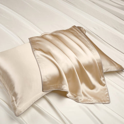 Veyro Silk Single Pillowcase, Beauty Silk Pillow Insert Cover, 48�74 cm