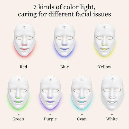 Veyro LED Light Therapy Facial Mask with Multi-Wavelength Care